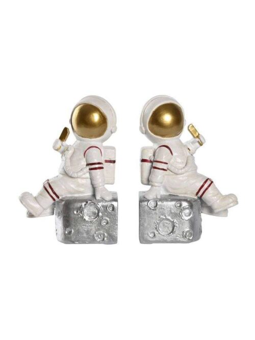 Fermalibri Astronauta in Resina Set 2 Pezzi