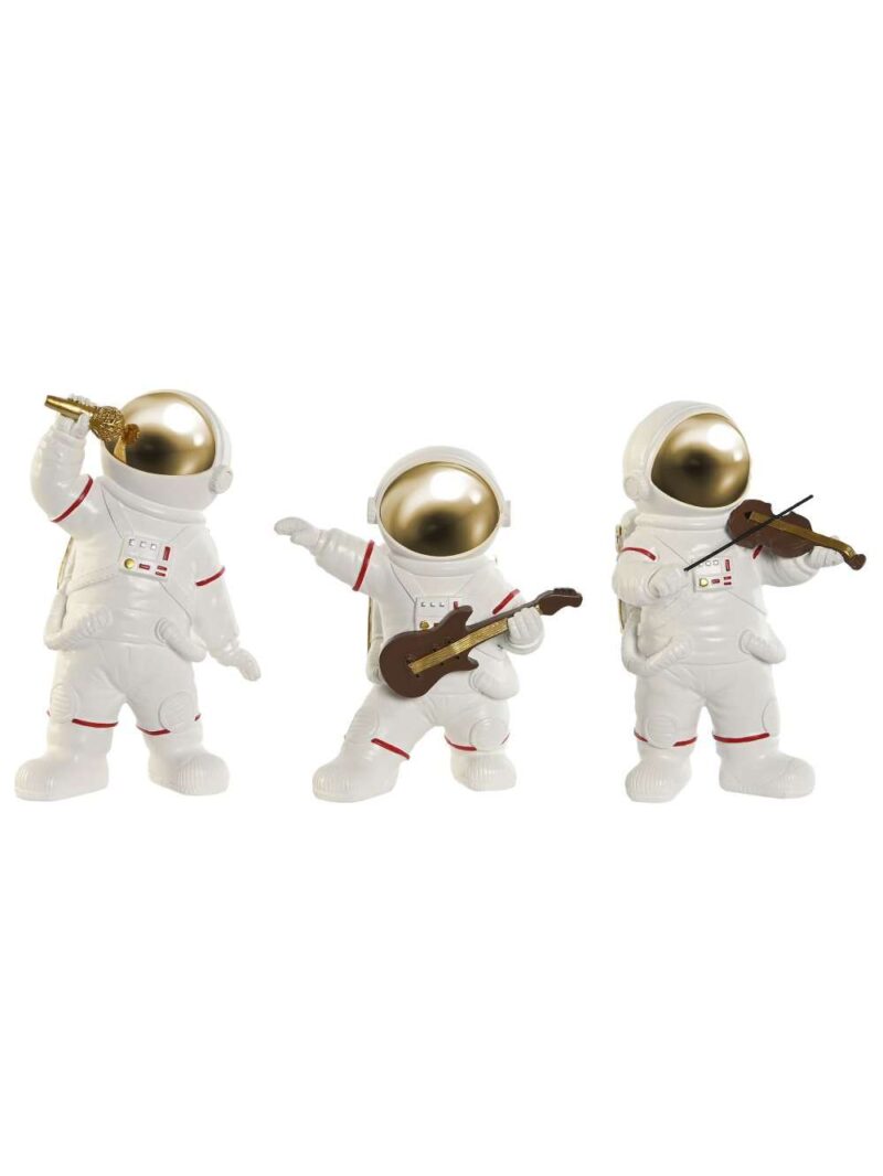 Decorazione Astronauta Musicista E Cantante In Resina