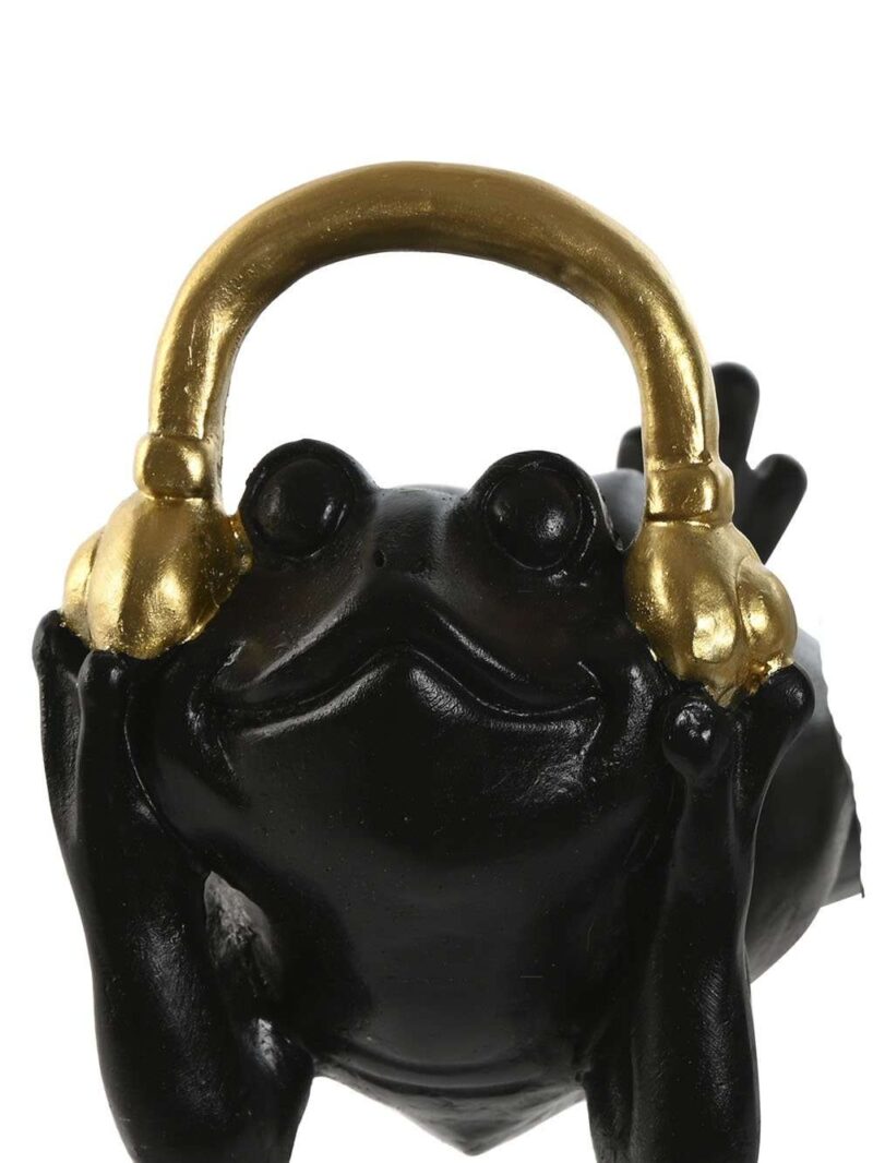Figura Rana Sdraiata In Resina