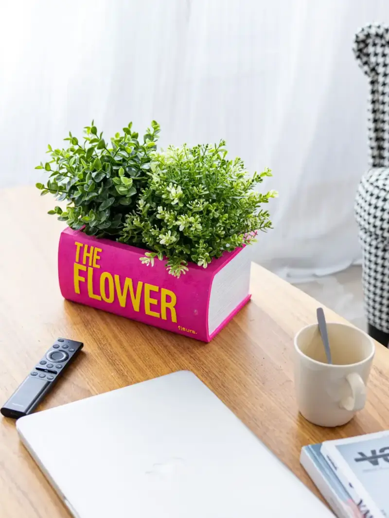 Vaso The Flower - Libro Rosa