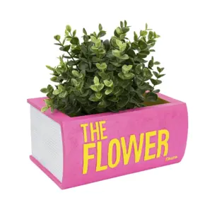Vaso The Flower - Libro Rosa