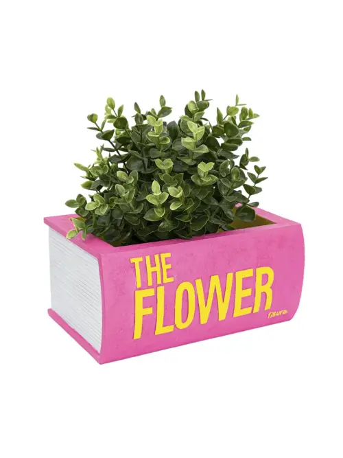 Vaso The Flower - Libro Rosa