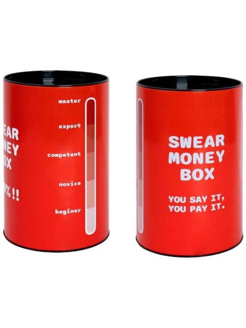 Salvadanaio XXL Swear Money Box in Lamiera