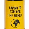 Salvadanaio Xxl Saving To Explore The World - Giallo E Nero