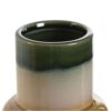 Vaso In Gres Porcellanato Multicolore Ocra E Verde