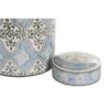 Vaso In Gres Porcellanato Stile Arabo Celeste Beige