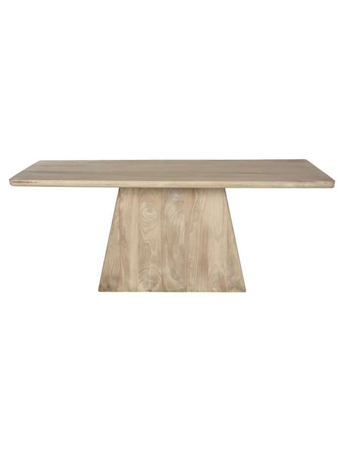 Tavolo Rettangolare In Legno Di Mango Naturale