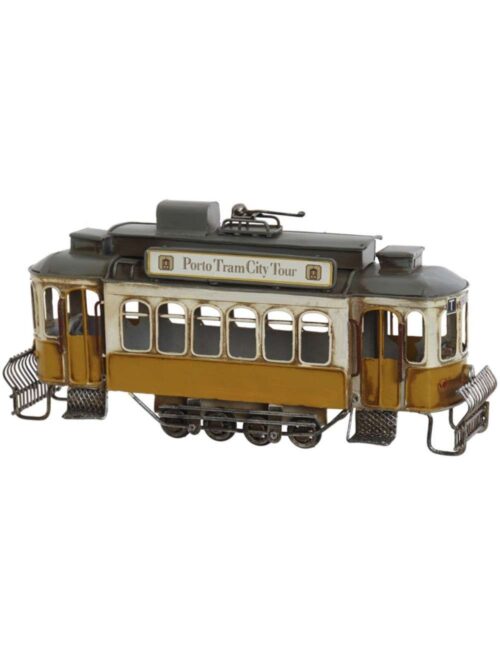 Modellino Tram Giallo in Metallo