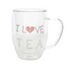 Pc-186175 Tazza Infusioni In Borosilicato Con Decorazione I Love Tea