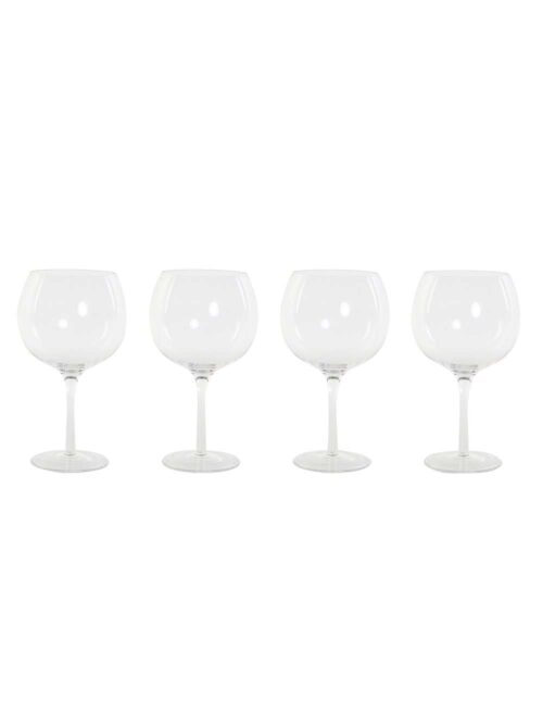 Set 4 Bicchieri in Cristallo per Gin Tonic