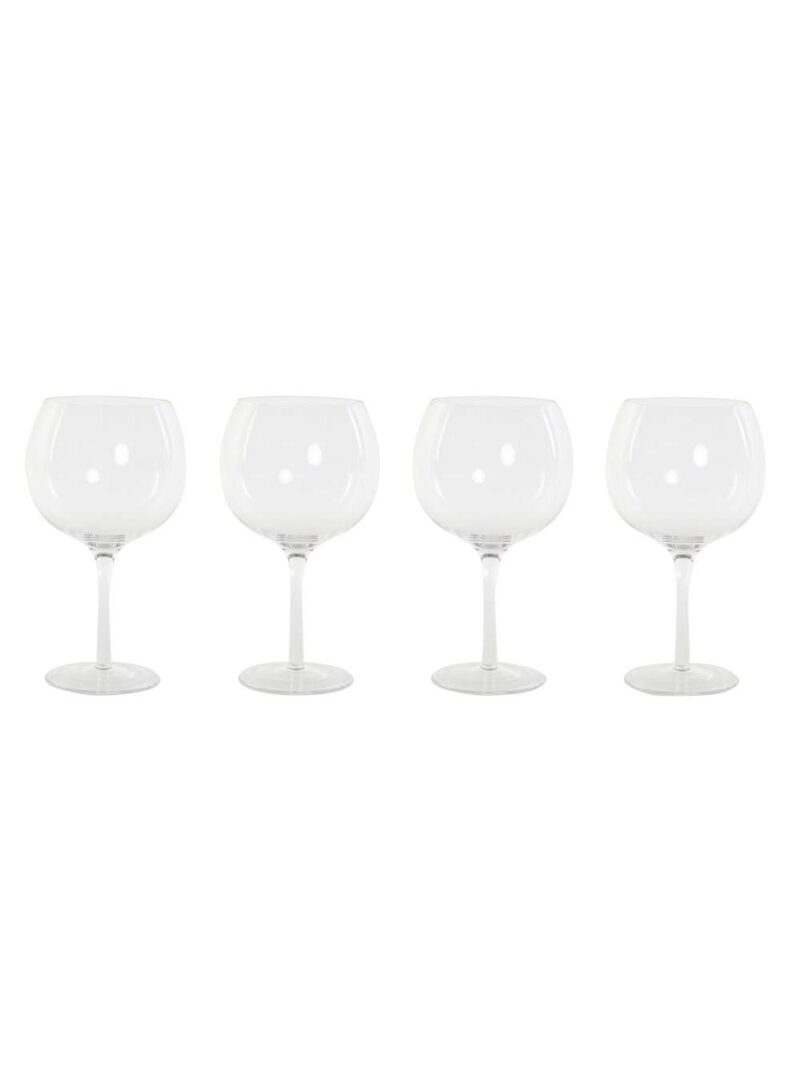 Set 4 Bicchieri In Cristallo Per Gin Tonic