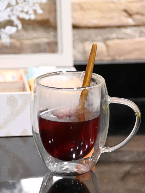 Set 2 Tazze in Cristallo Borosilicato - 350ml