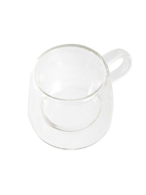 Set 2 Tazzine in Cristallo Borosilicato - 80ml