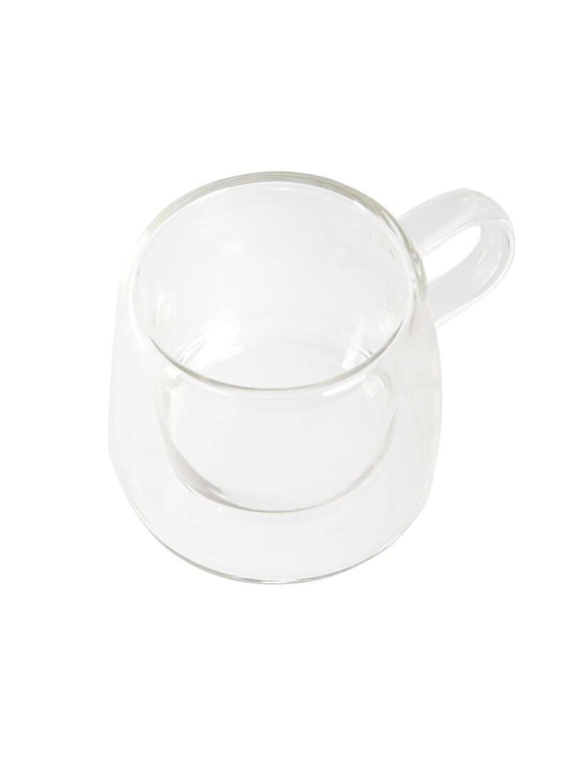 Set 2 Tazzine In Cristallo Borosilicato - 80Ml