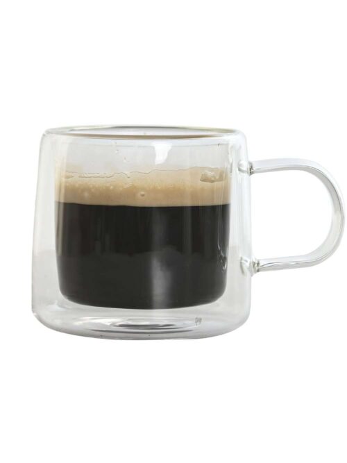 Set 2 Tazze in Cristallo Borosilicato - 260ml