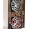 Set Sushi X2 In Bamboo E Ciotole Gres 30X21X7 Multicolore