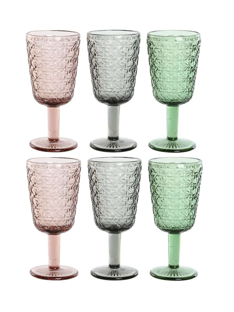 Set 6 Bicchieri In Cristallo Per Acqua E Bibite 285 Ml