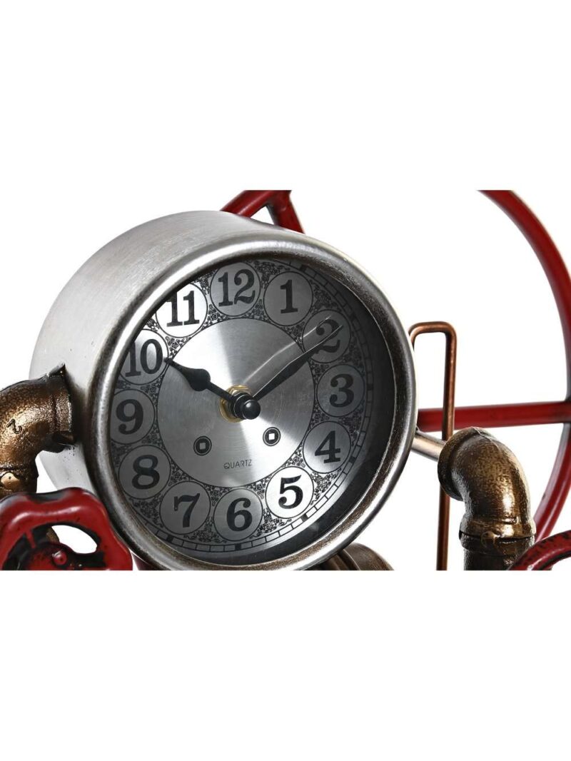 Orologio Da Tavolo Macchina A Vapore Vintage In Ferro