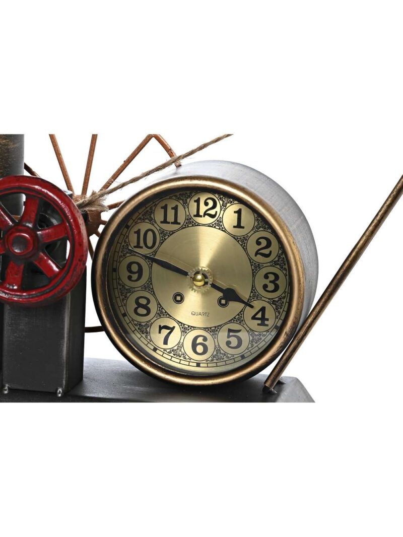 Orologio Da Tavolo Gru Vintage In Ferro