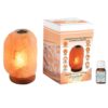 Lampada/Diffusore Di Sale Rosa Dell'Himalaya Con Porta Aroma