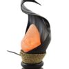 Lampada di Sale FIAMMA con Foglia di Cocco Black