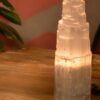 Lampada Cilindro In Selenite