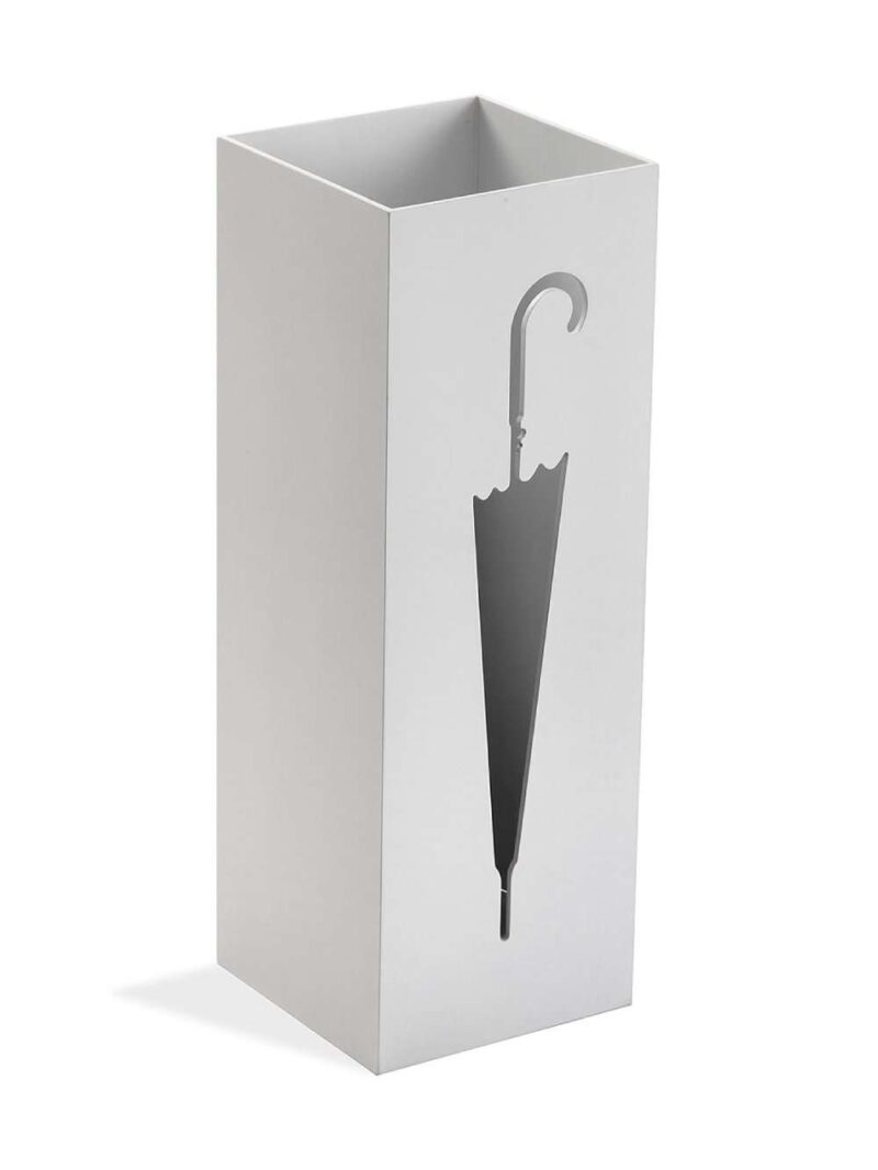 Portaombrelli Bianco In Legno Mdf