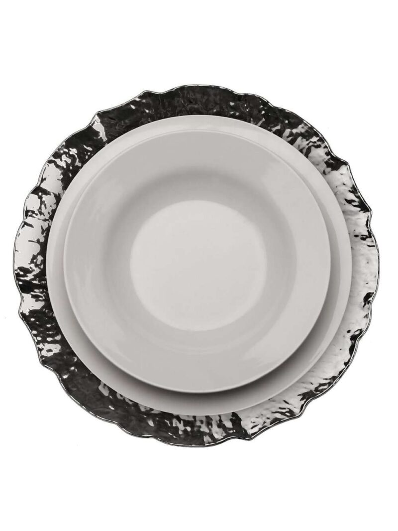 Sottopiatto Argentato In Polipropilene