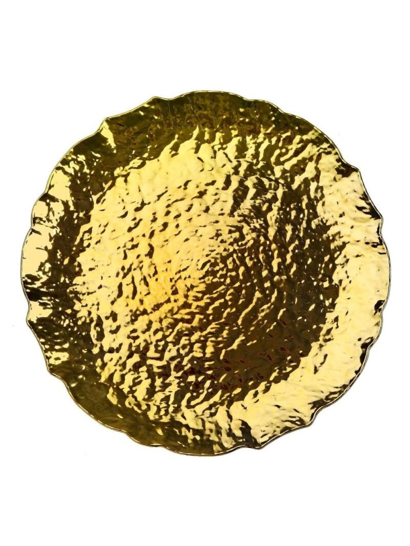 Sottopiatto Dorato In Polipropilene