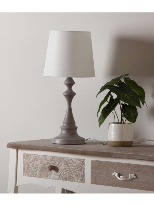 Lampada da Tavolo Gene Argentata