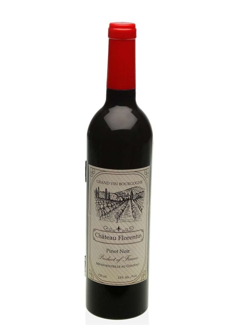 Bottiglia Vino Con 5 Accessori Da Sommelier