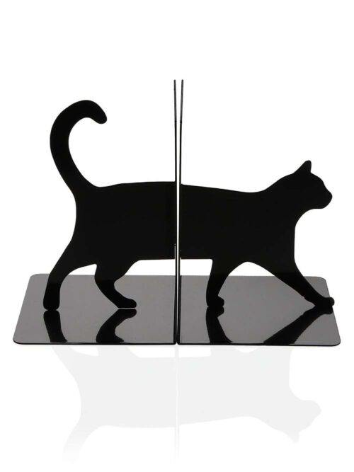 Fermalibri in Metallo GATTO