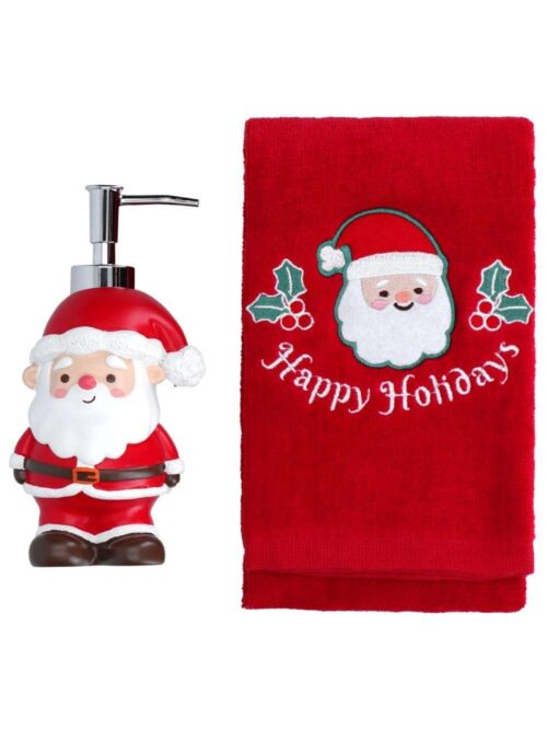 Set da Bagno in Confezione Regalo Babbo Natale