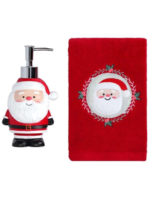 Set da Bagno in Confezione Regalo Babbo Natale