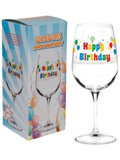 Bicchiere da Vino HAPPY BIRTHDAY