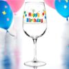 Bicchiere Da Vino Happy Birthday