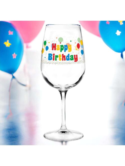 Bicchiere da Vino HAPPY BIRTHDAY