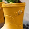 Vaso Fiori A Forma Di Stivale Verde In Resina