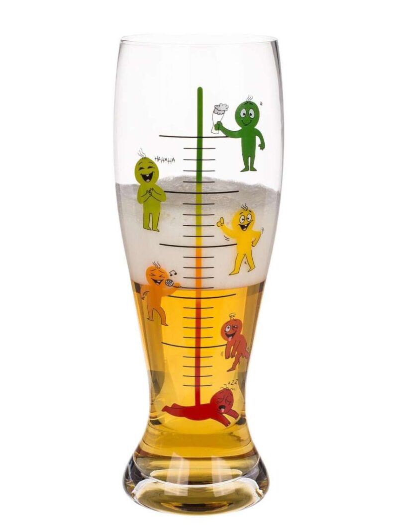 Bicchiere Da Birra Xxl Con Fasi Del Bere