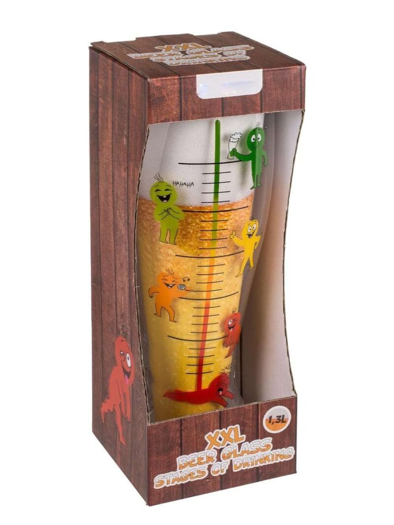 Bicchiere Da Birra Xxl Con Fasi Del Bere