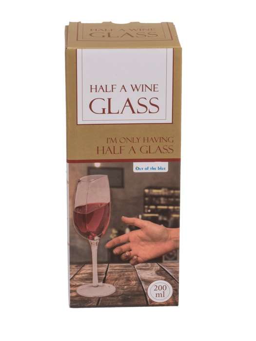 Mezzo Bicchiere Da Vino In Confezione Regalo
