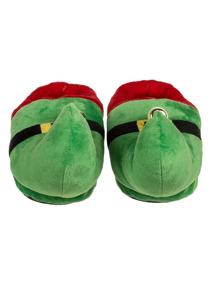 Pantofole Di Peluche Con Berretto Da Elfo Natalizio
