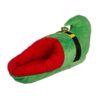 Pantofole Di Peluche Con Berretto Da Elfo Natalizio