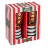 Set 2 Bicchieri Da Birra Con Babbo Natale
