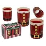 Set 2 Bicchieri da Whisky con Babbo Natale