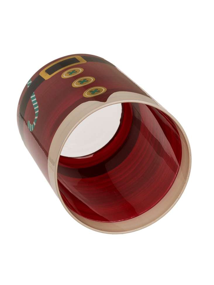 Set 2 Bicchieri Da Whisky Con Babbo Natale