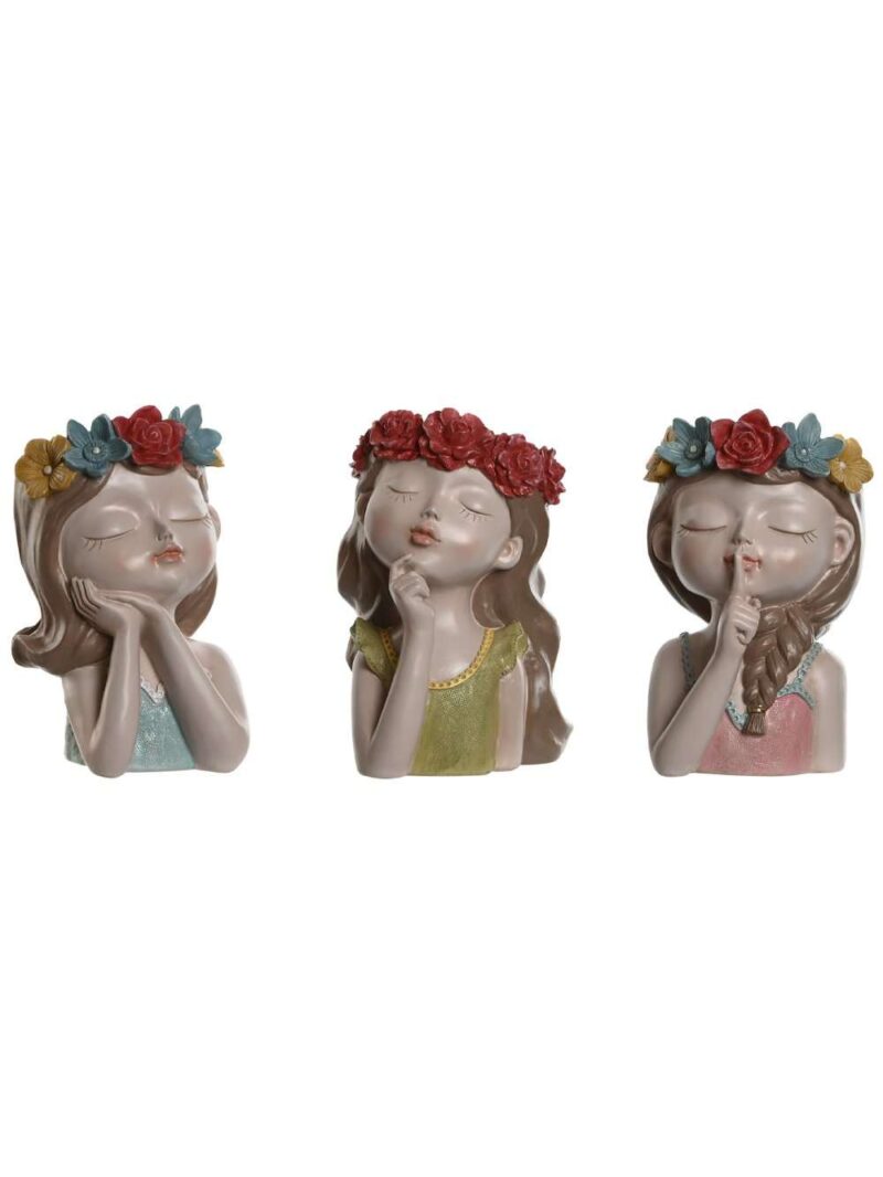 Vaso In Resina A Figura Di Donna 3 Modelli