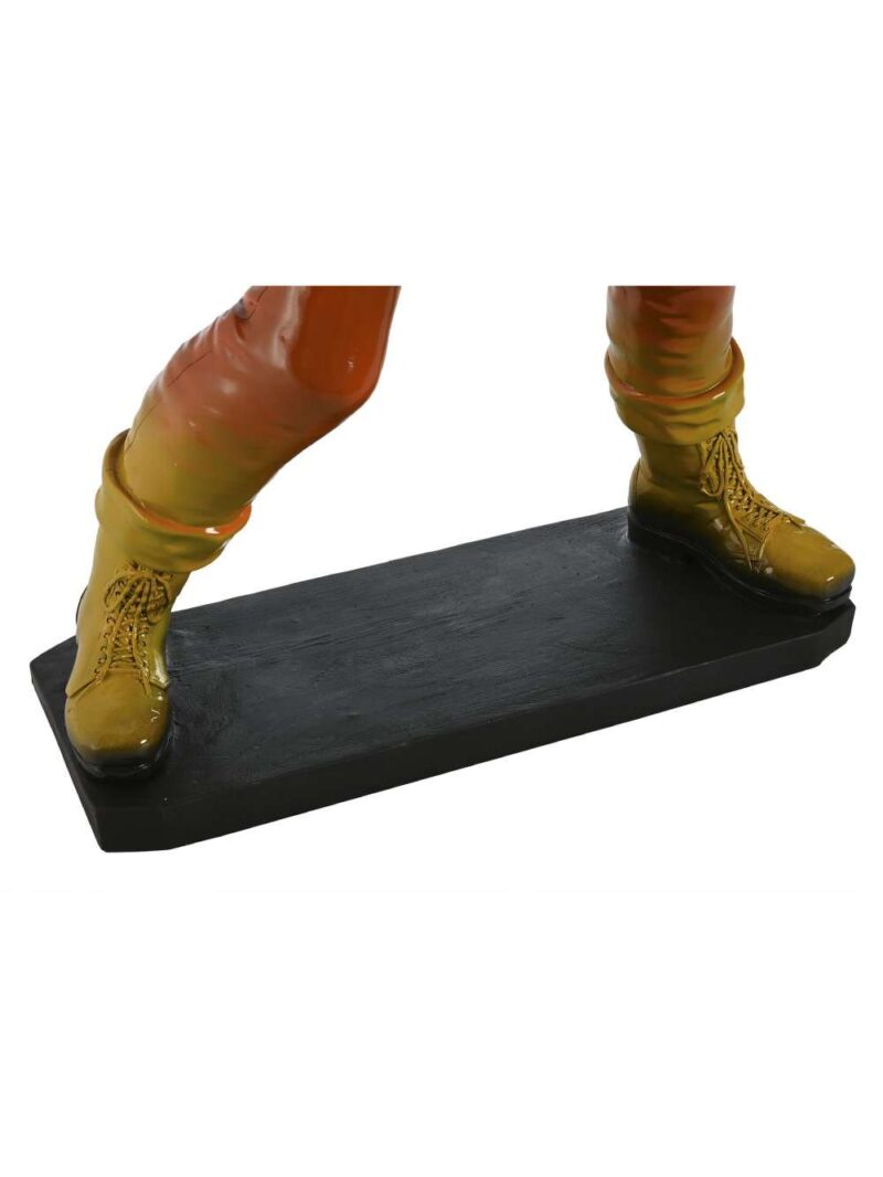 Figura Decorativa Lanciatore Di Fiori Di Banksy Colorato