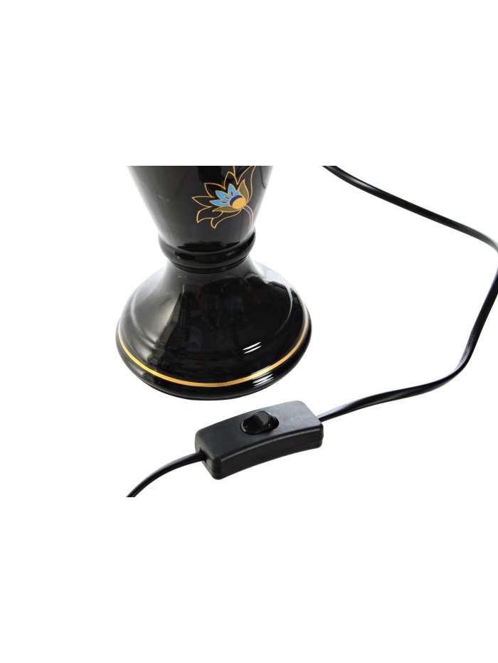 Lampada Da Tavolo In Gres Porcellana Stile Orientale