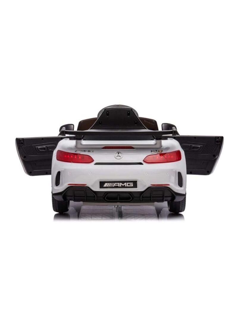 Mercedes Amg Bianco Auto Elettrica Per Bambini Usb